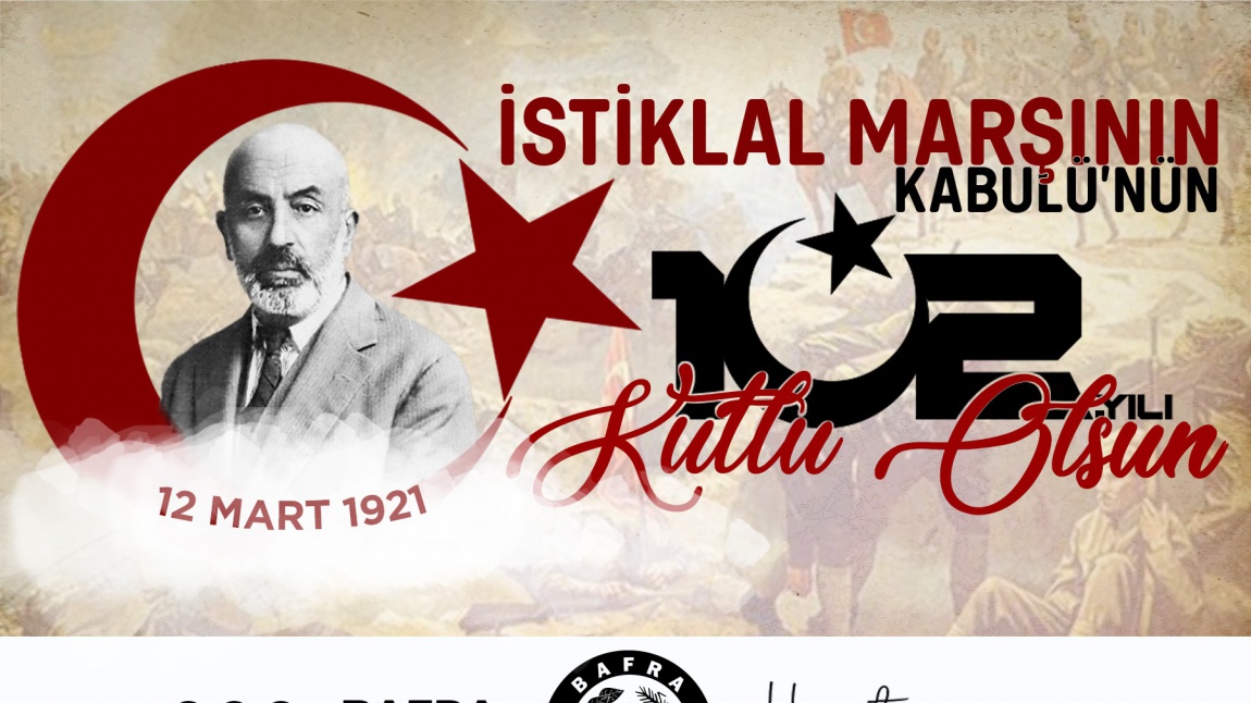 İstiklal Marşımızın Kabulünün 102. Yılını Güzel Bir Program ile Kutladık